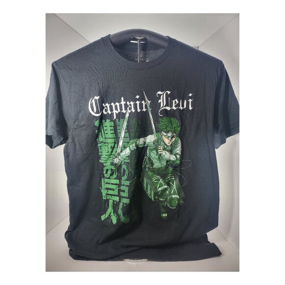 Attack On Titan, Captain Levi "Final Season" Shirt, LARGE - Picture 1 of 1